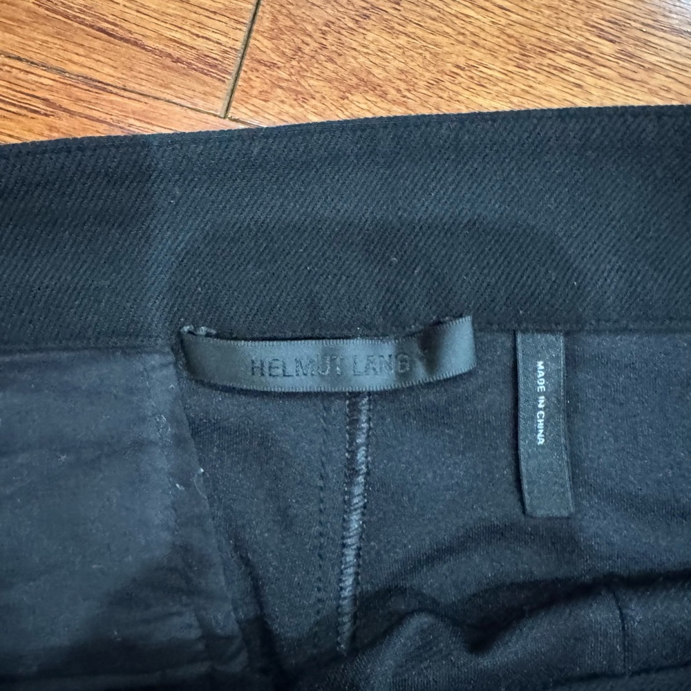 Helmut Lang Black Flare Pants - Picture 4 of 6